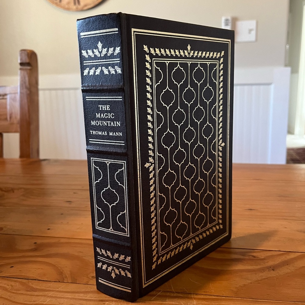 The Magic Mountain by Thomas Mann Leather Bound Vintage Book